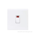 20A250V Double Pole Switch with Neon switch 86x86mm